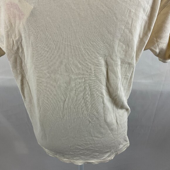 Wildfox Graphic T-Shirt M Cream I Came I Brunched I Left Salt Short Sleeve New - Picture 10 of 11